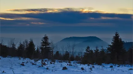 Inversionsabend im Schwarzwald